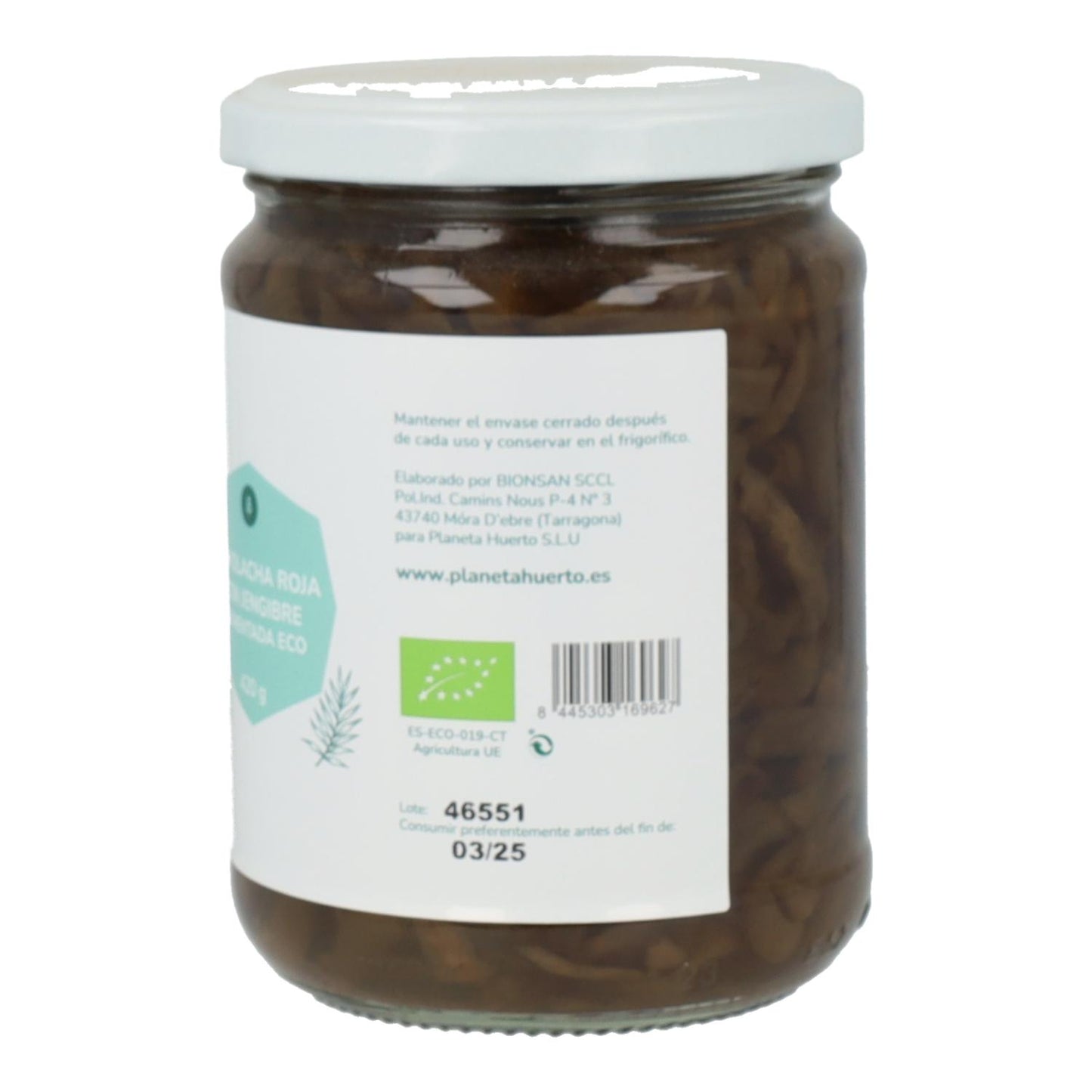 Fermentowane buraki z imbirem Eco Planeta Huerto 420 g