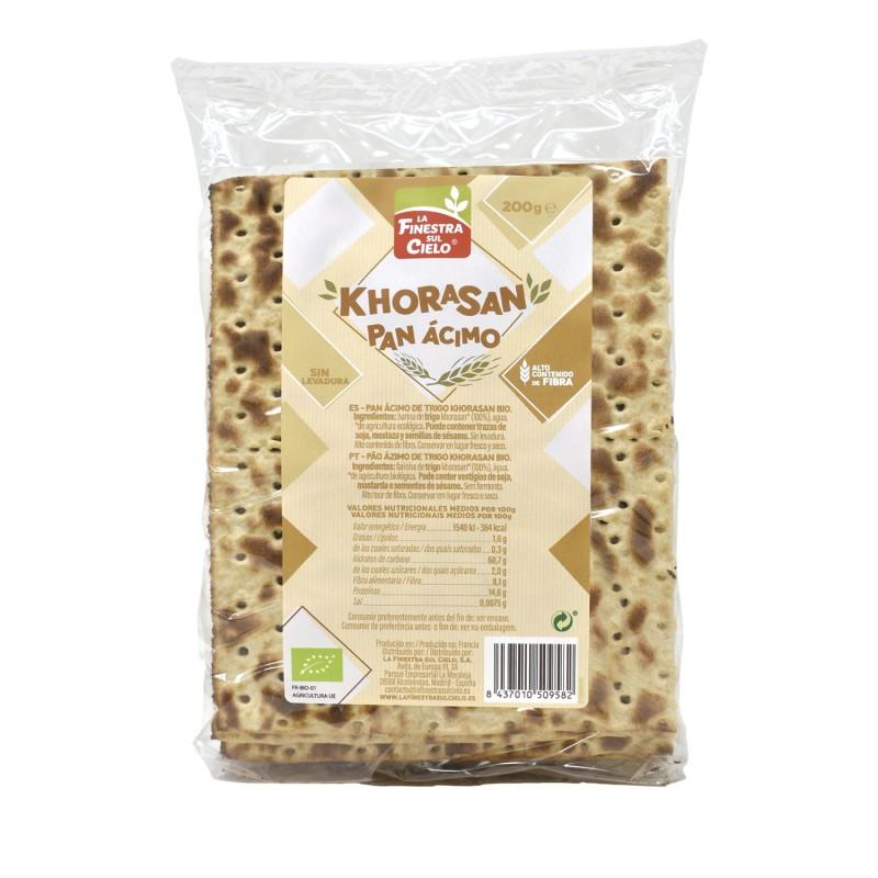 Pan ácimo de trigo khorasan KAMUT® BIO La Finestra Sul Cielo 200 g