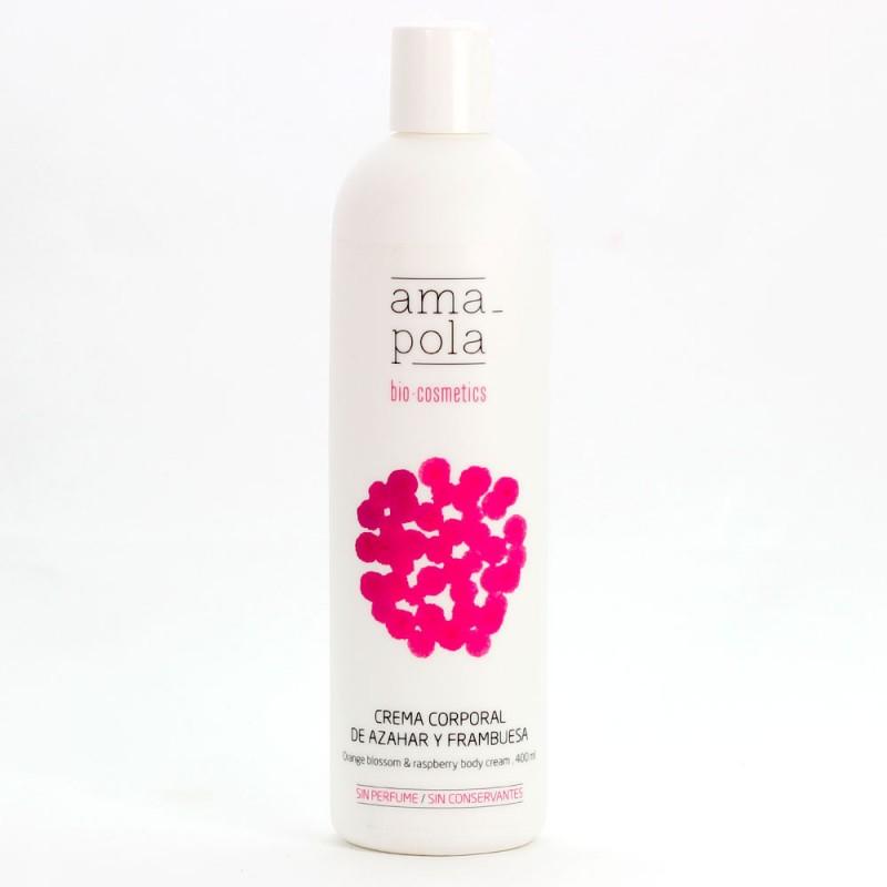 Amapola orange blossom and raspberry body cream 400 ml