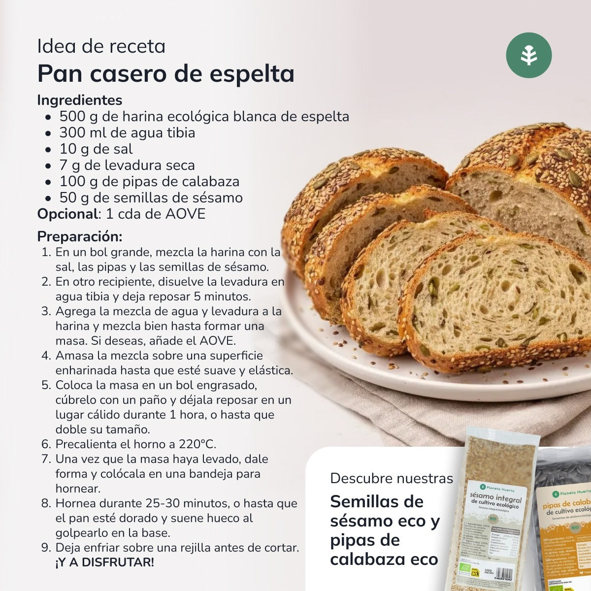 Biała mąka orkiszowa Eco Planeta Huerto 5 kg