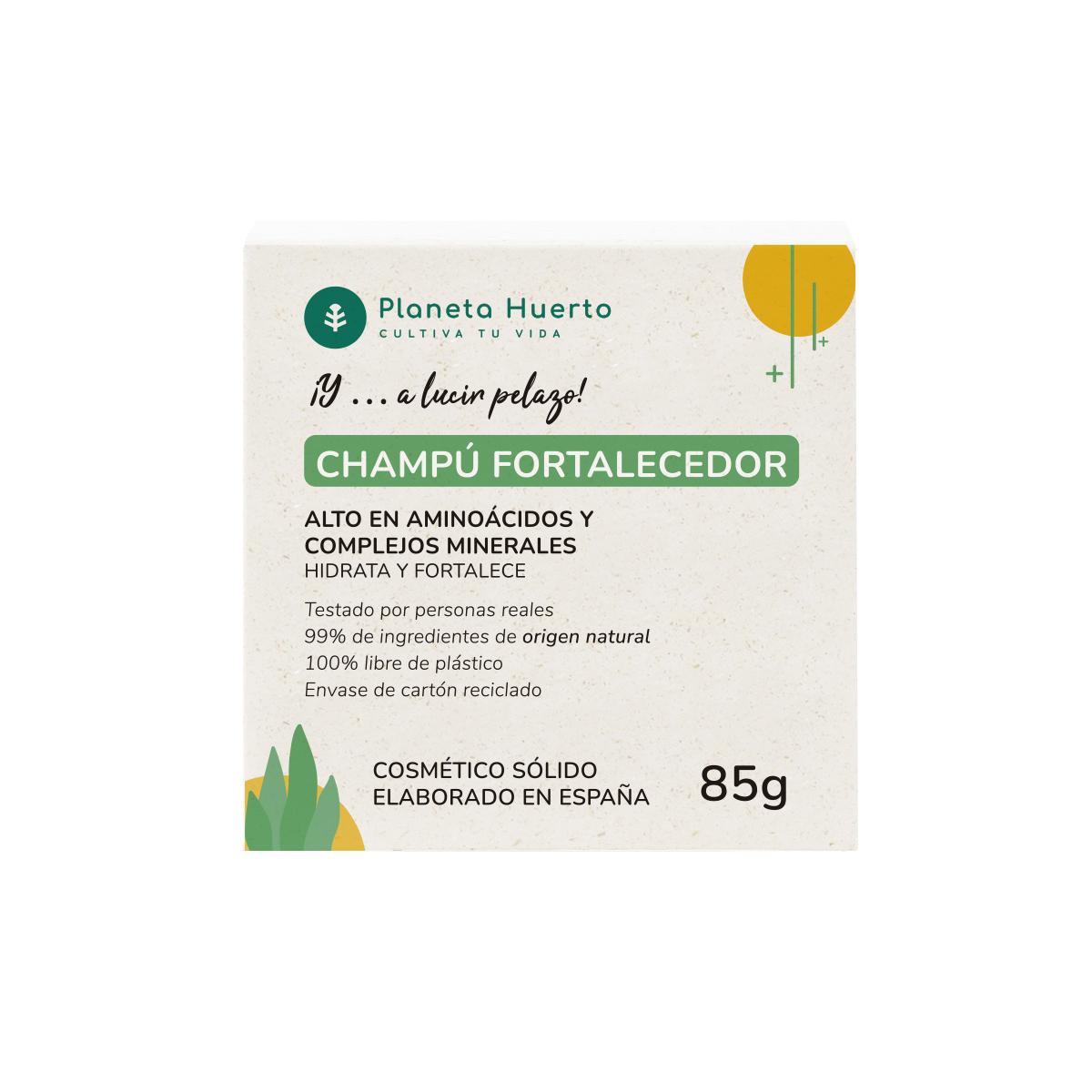 Vaste versterkende shampoo met aminozuren Planeta Huerto 85 g