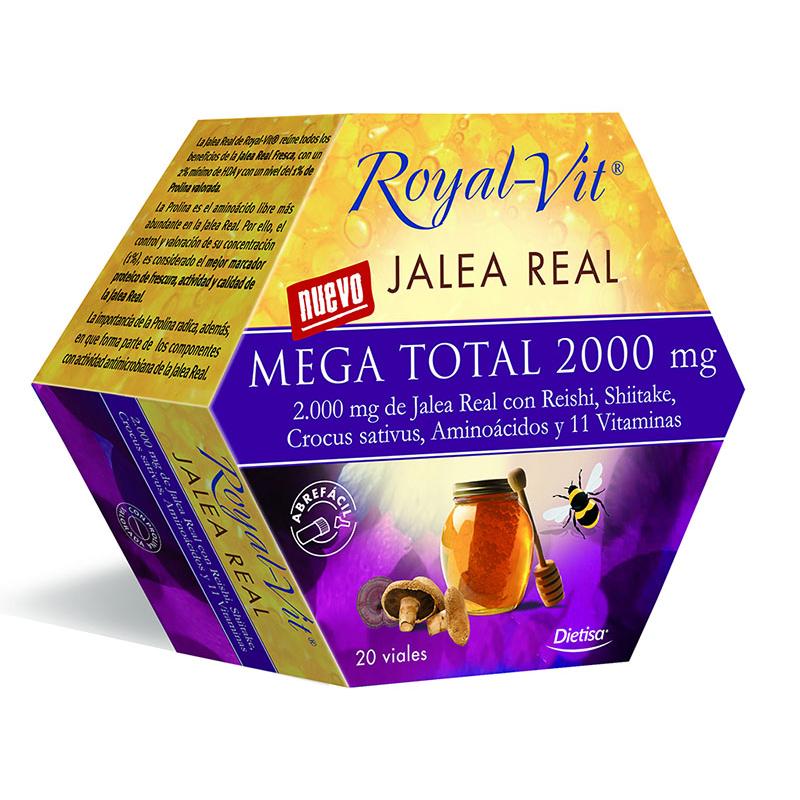 Royal Vit Mega Total med reishi och shiitake 20 ampuller