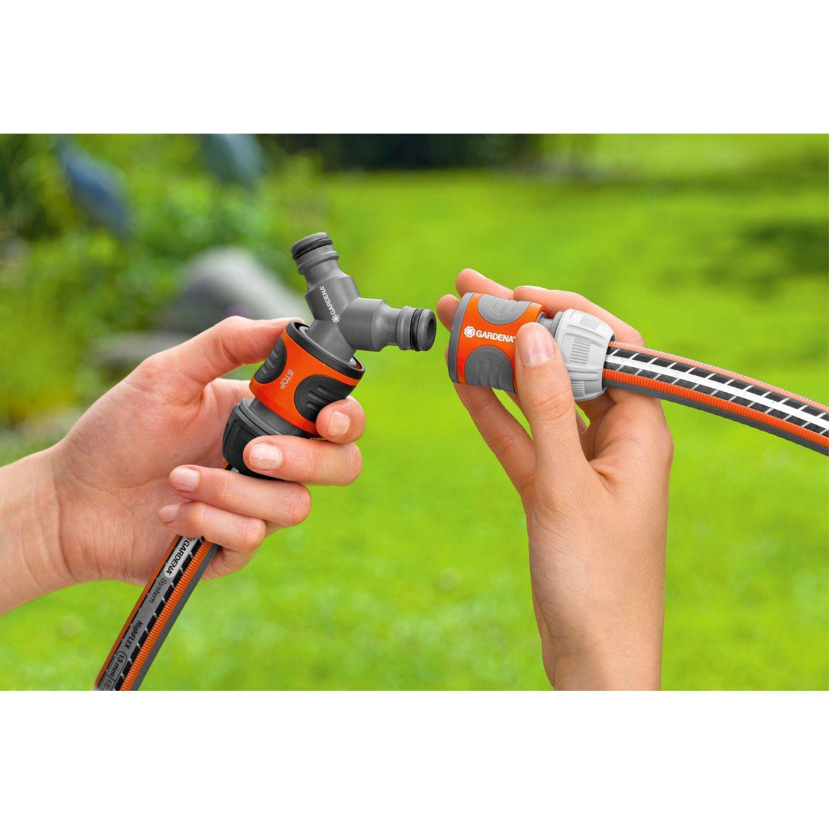 Drievoudige aftakking Gardena