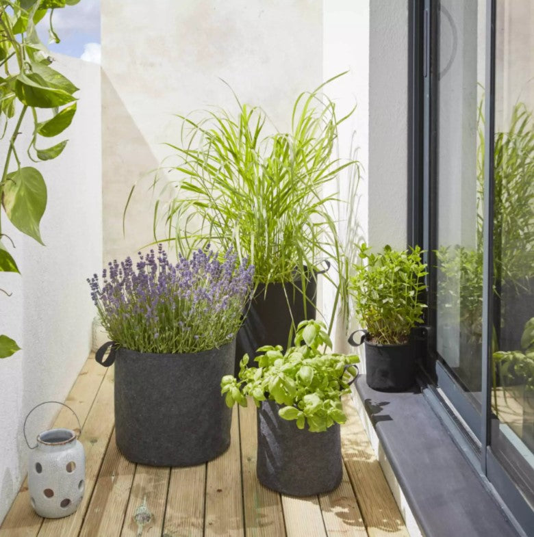 Bag4Plant Planteringspåse av geotextilfilt ø35cm 33,7 L