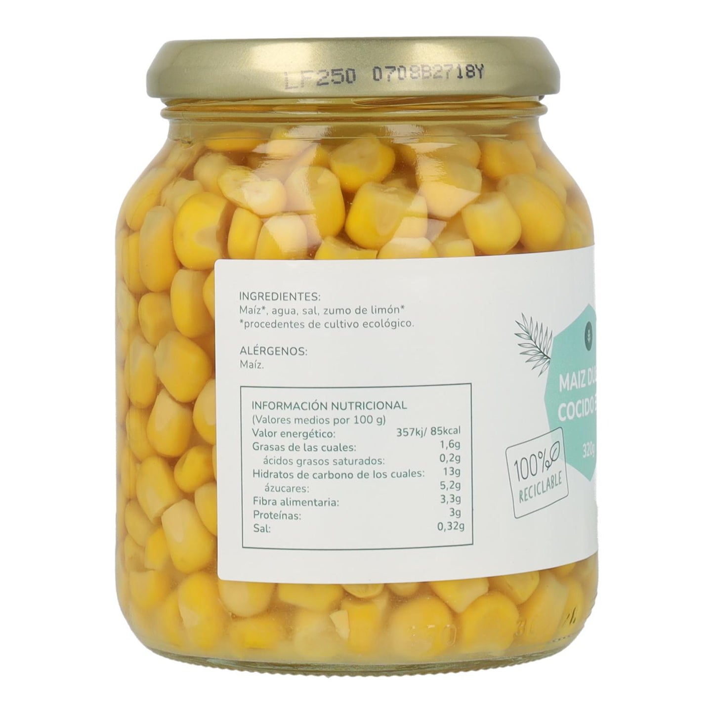 Kukurydza cukrowa ECO Planeta Huerto 340 g