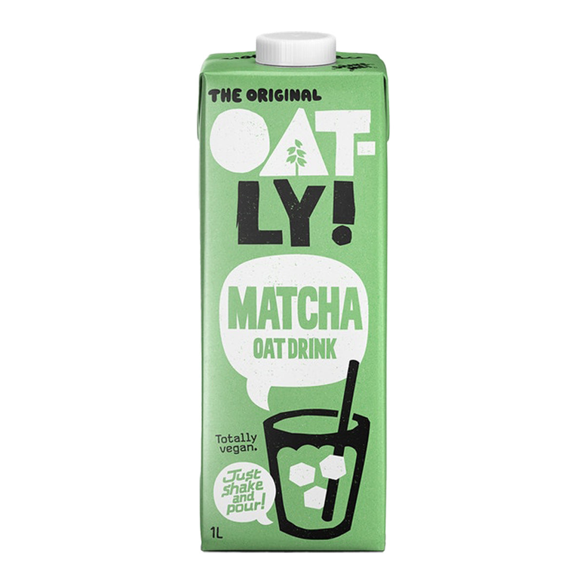 6er-Pack Oatly Hafer- und Matcha-Tee-Getränk 1 l