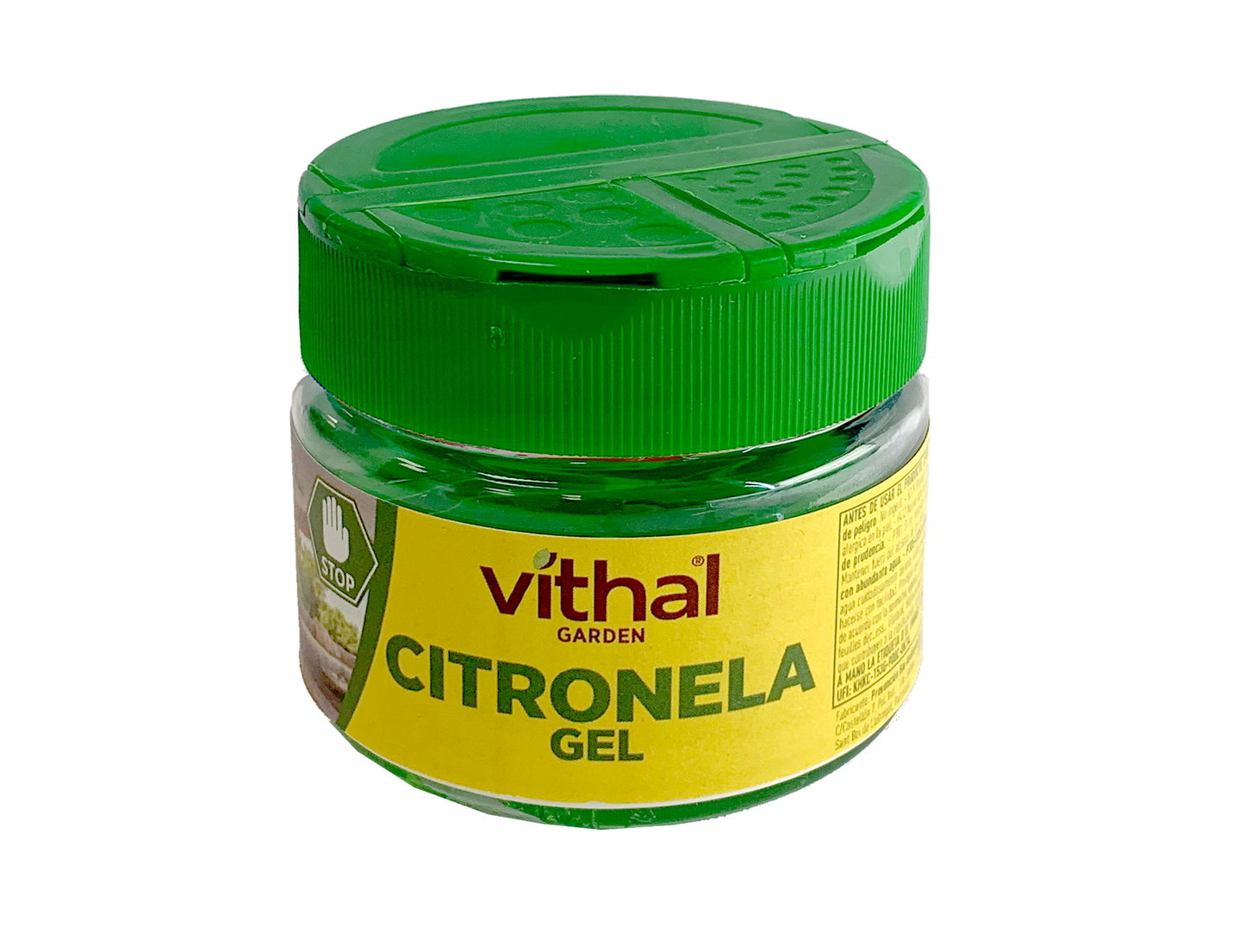 Gel alla citronella contro mosche e zanzare Vithal Garden 125 ml