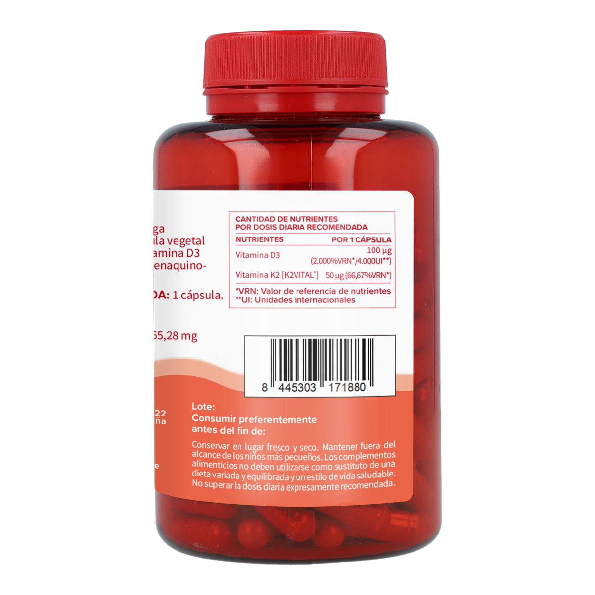 Vitamine D3 & K2 (Mk7) Planeta Huerto 90 Caps