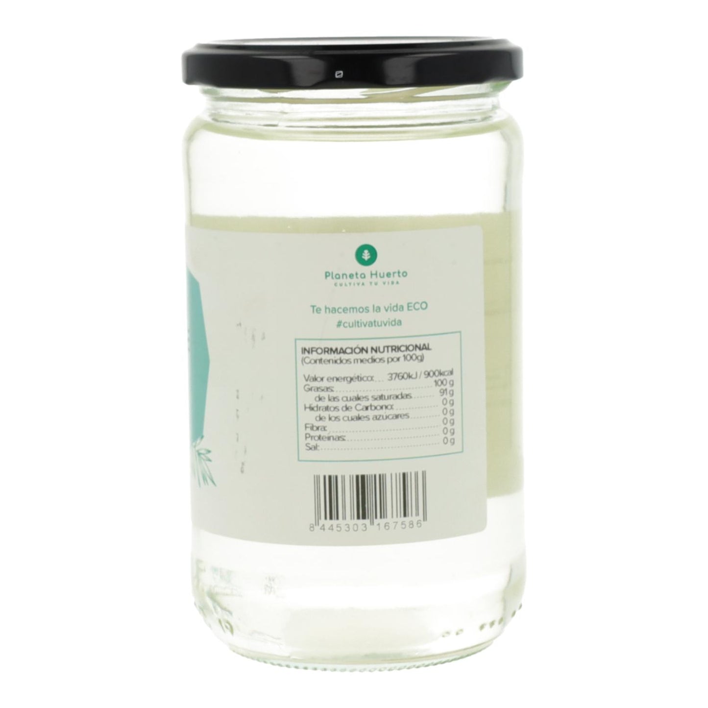 Deodorised coconut oil ECO Planeta Huerto 500 ml