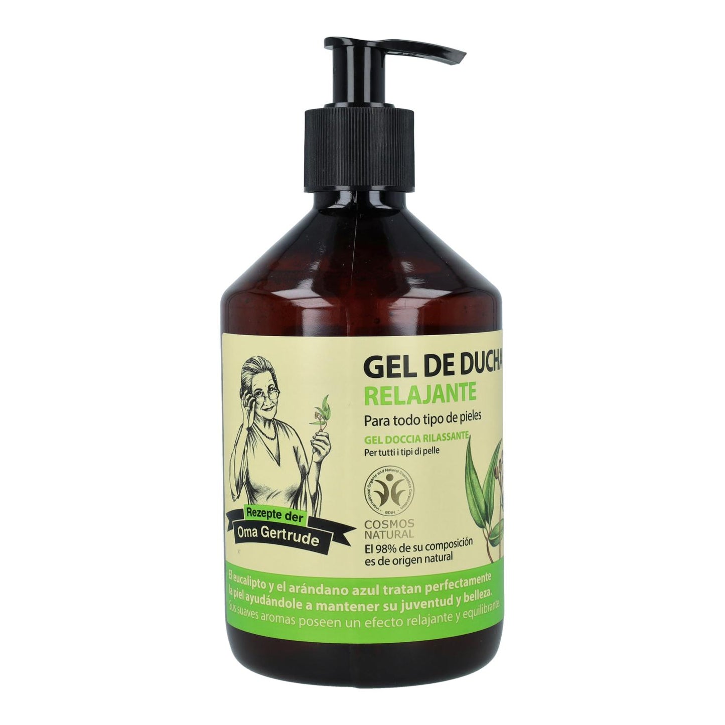 Pack 2x Gel douche relaxant pour tous types de peaux Oma Gertrude 500 ml