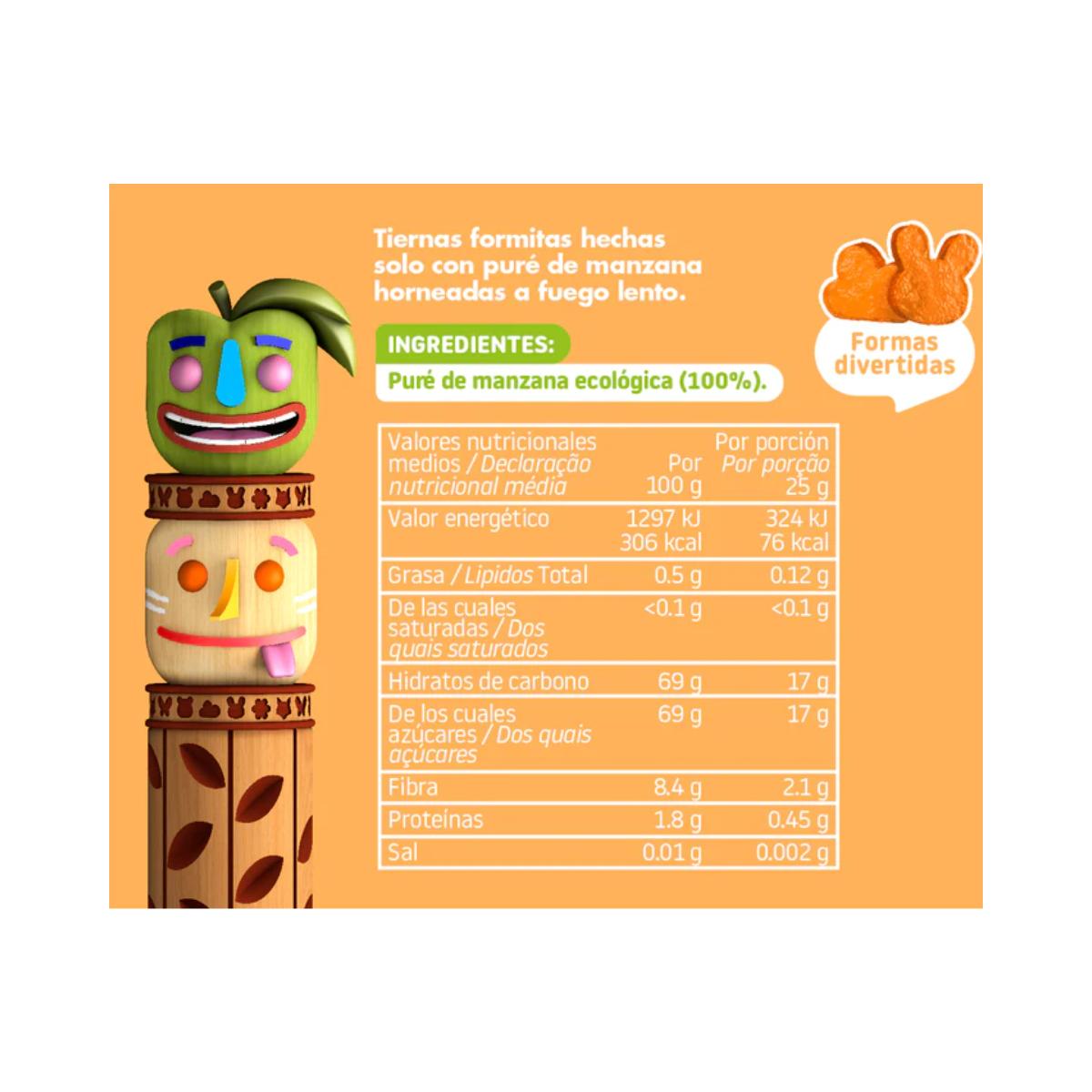 Confezione Mix Snacks Triboo frutta ECO Smileat 5 pezzi 25 g