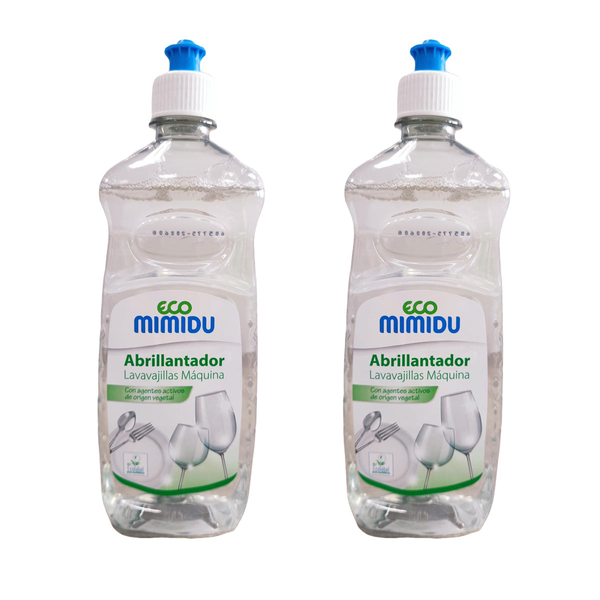 Pack 2x Abrillantador Lavavajillas Mimidu ECO 500 ml