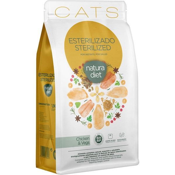 Natura Diet Cats Sterilized Chicken & Vegs Karma dla kotów sterylizowanych 3 kg