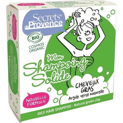 Szampon w kostce do włosów przetłuszczających się Secrets de Provence 85 g