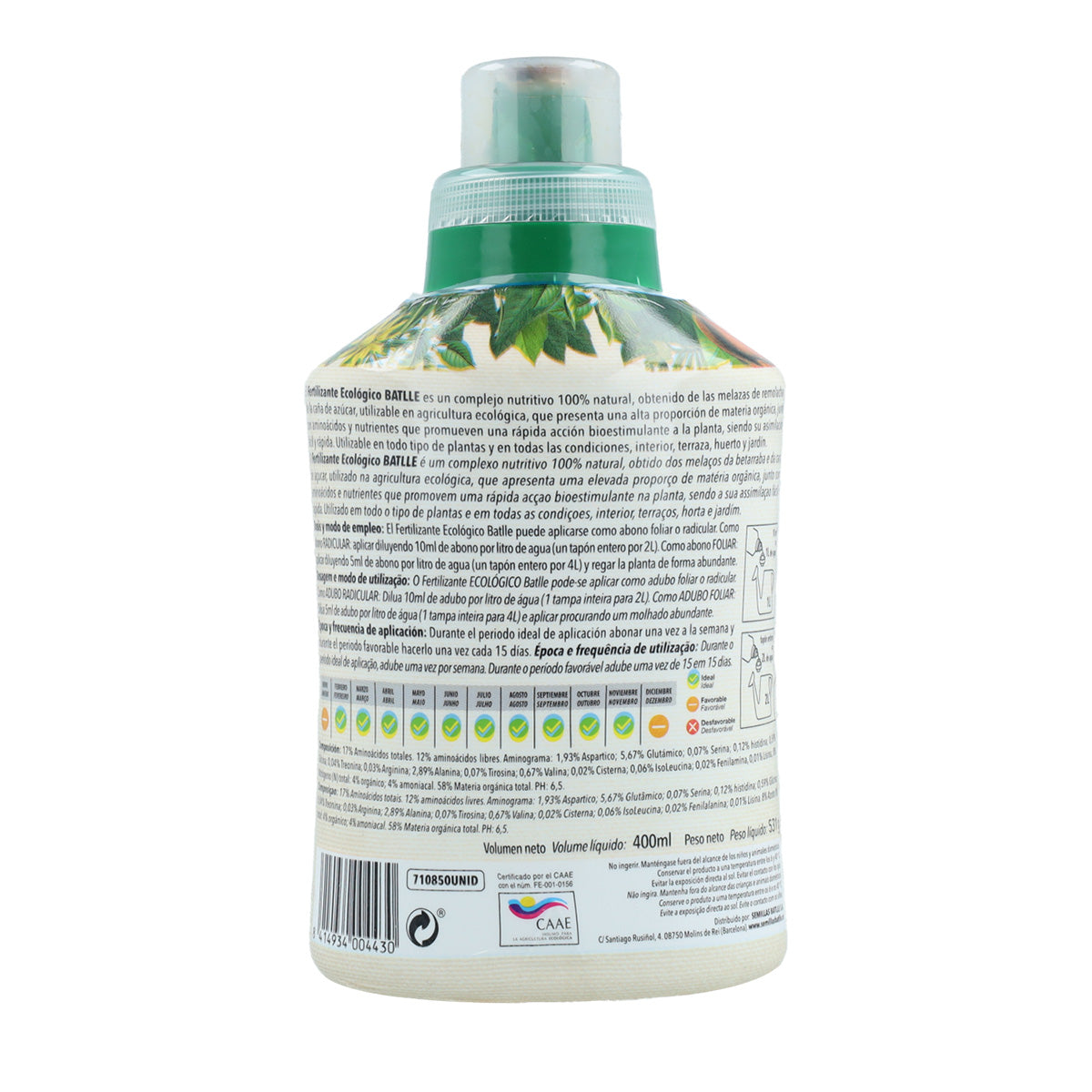 Fertilizzante ecologico universale Batlle 400 ml