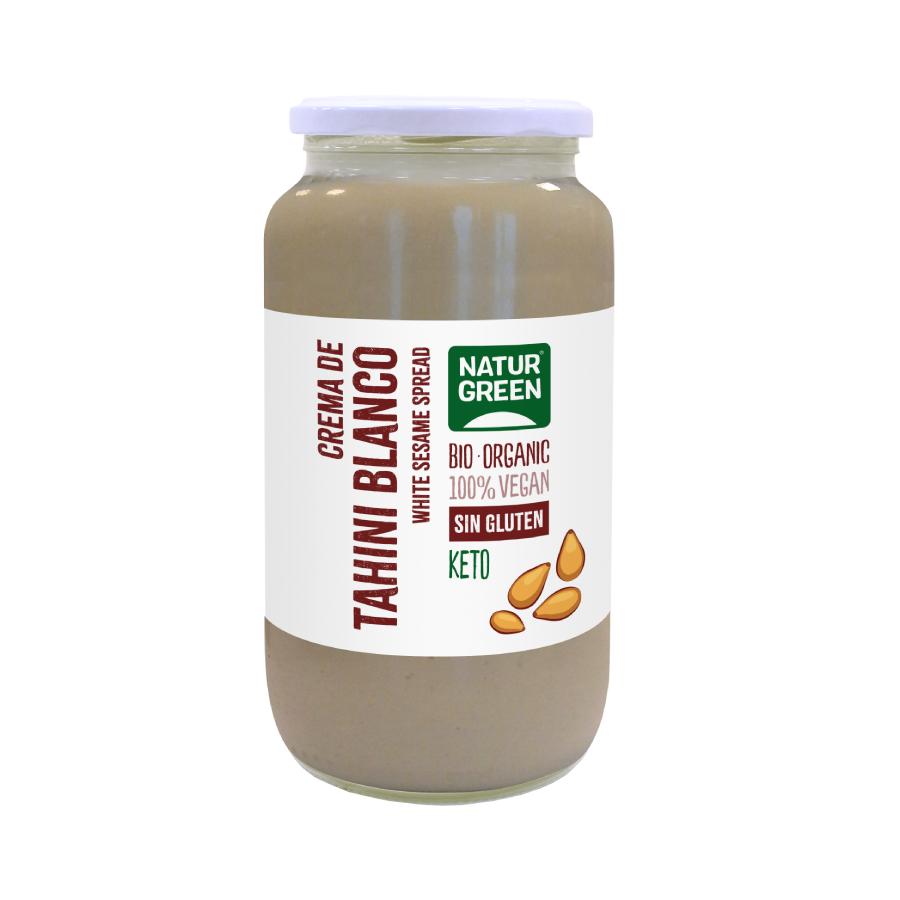 Pack of 2 Gluten-Free White Tahini Cream Naturgreen 800 g