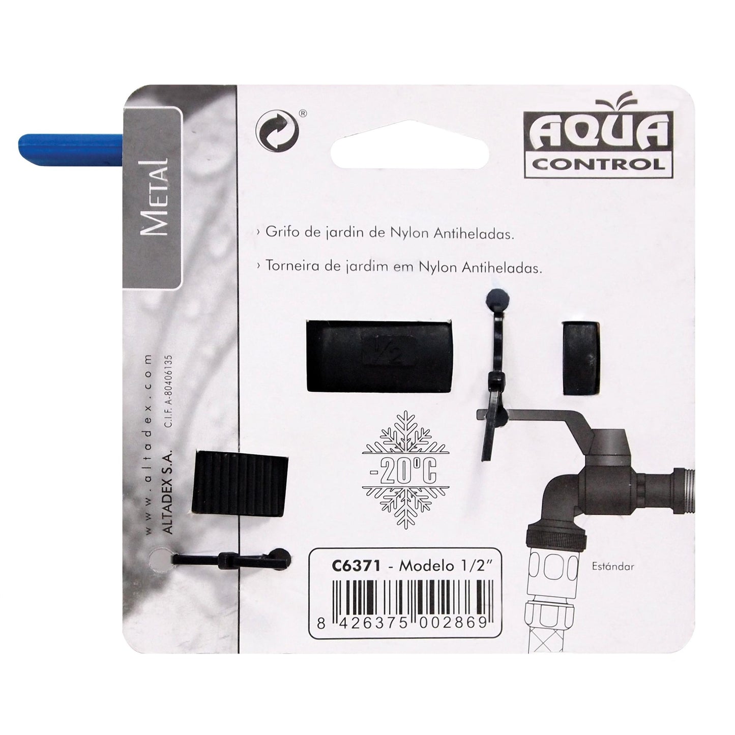 Frostsicherer Gartenwasserhahn Aqua Control 3/4"