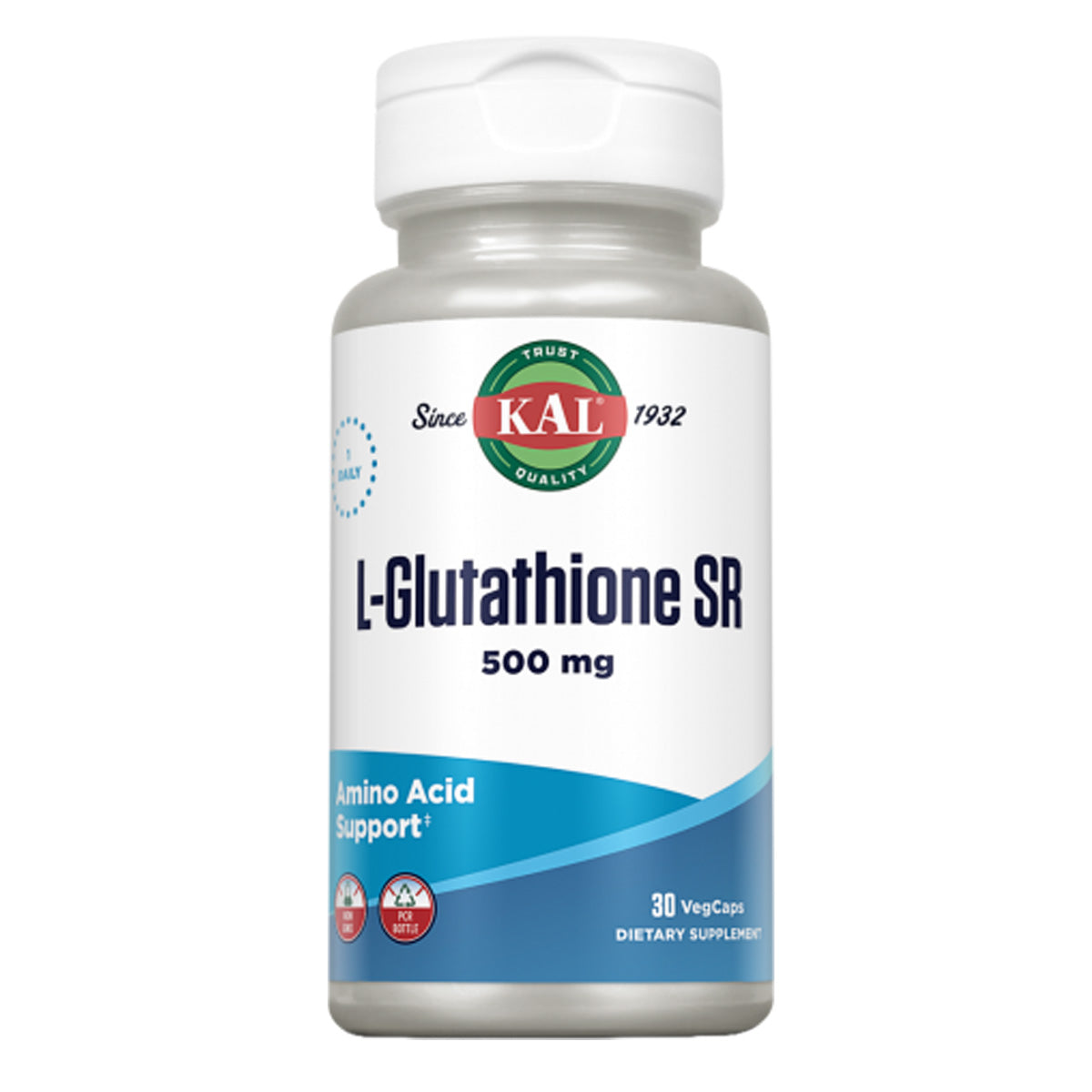SUPER L-GLUTATHIONE 500 mg, 30 vegan capsules