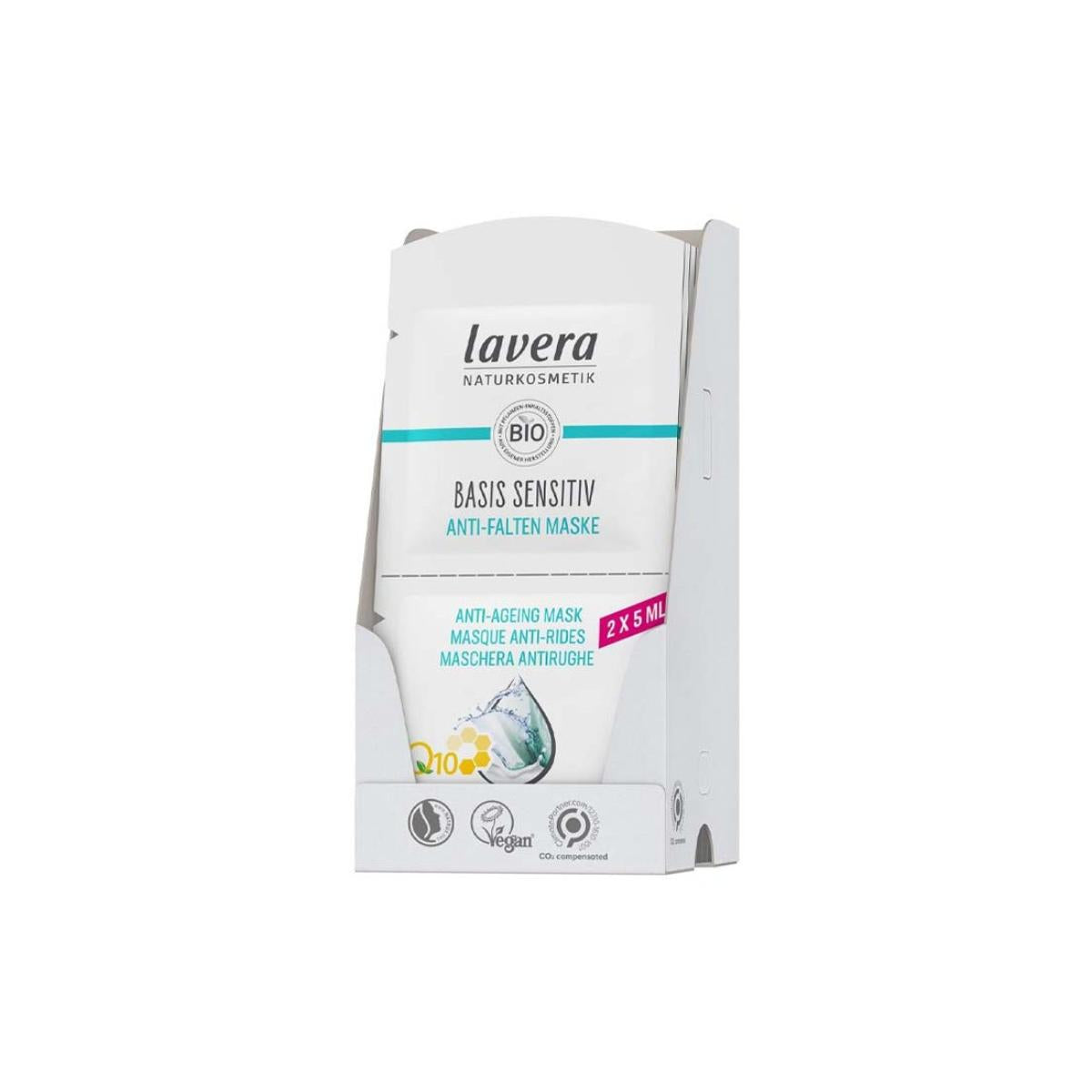 Gesichtsmaske Q10 Basis Sensitiv, Lavera 2x5 ml