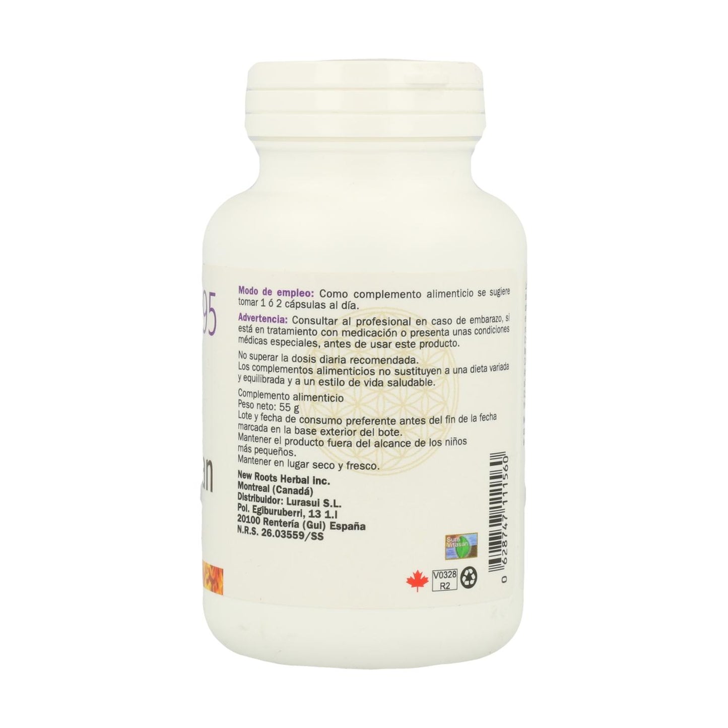 Kurkuma 95 met piperine 90 capsules Sura Vitasan