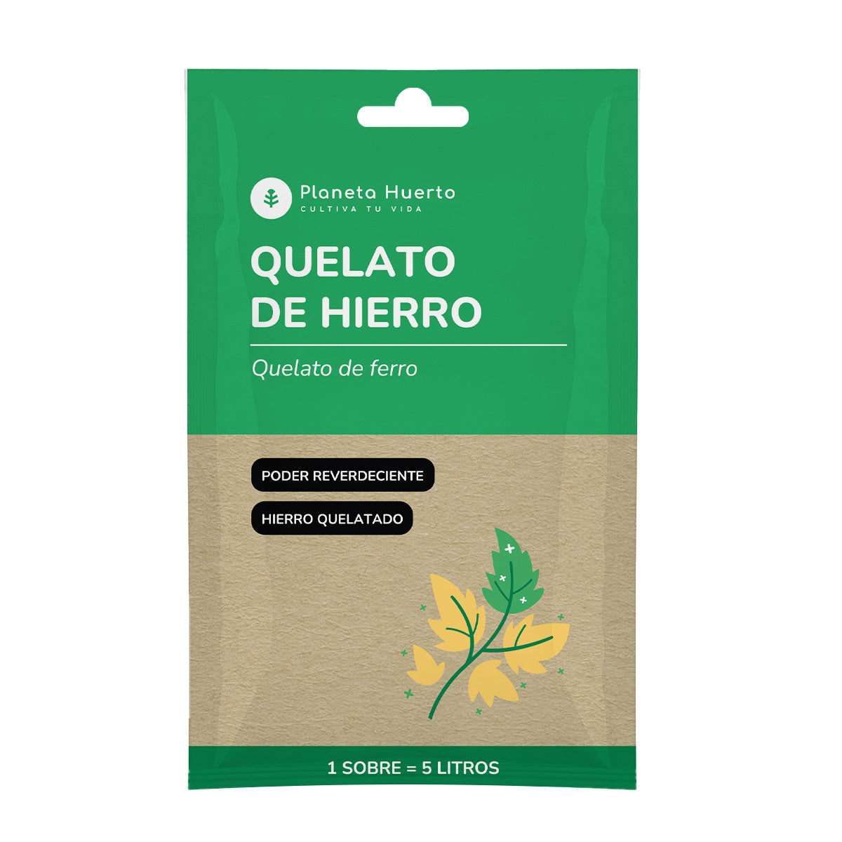 Planeta Huerto Iron Chelate Sachet for 5 L