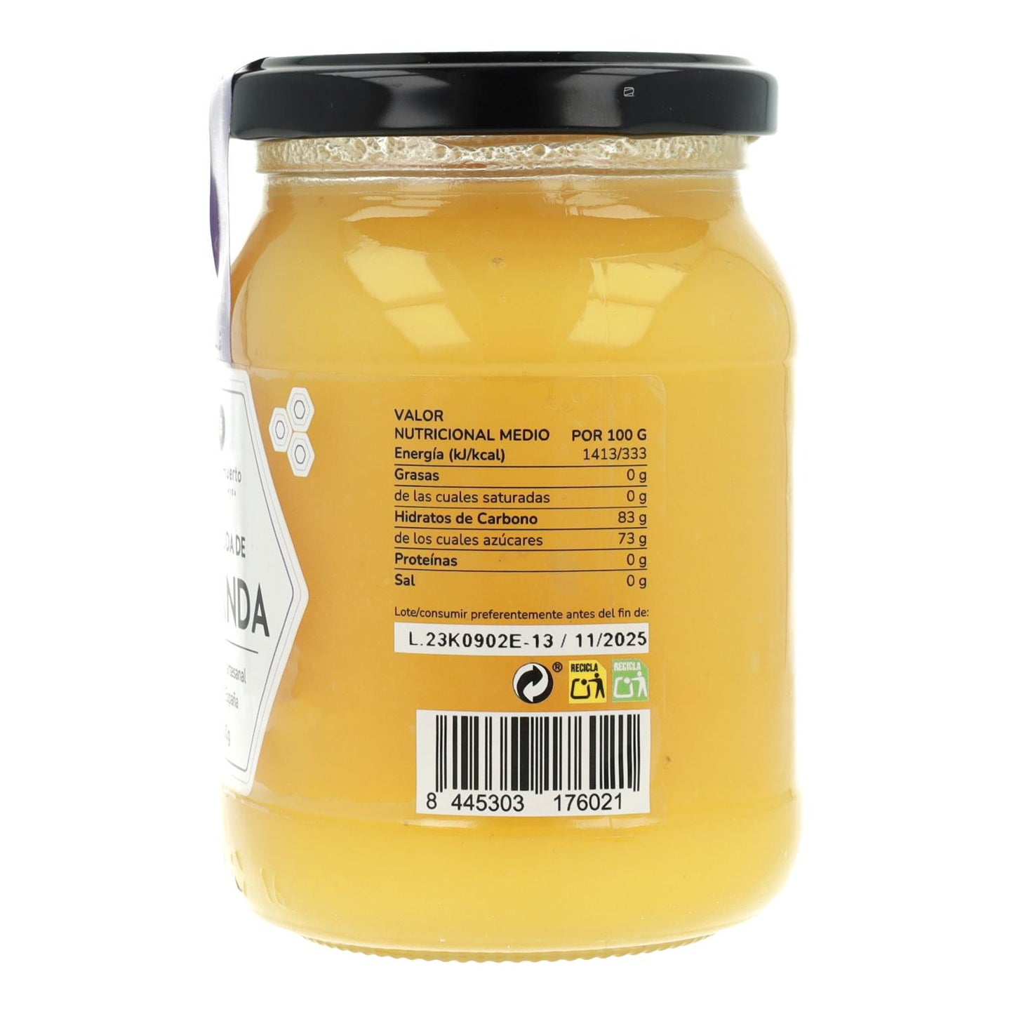 Miele di lavanda grezzo Planeta Huerto 500 g