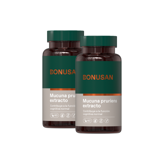 Pack of 2 Mucuna Pruriens, Bonusan, 60 capsules
