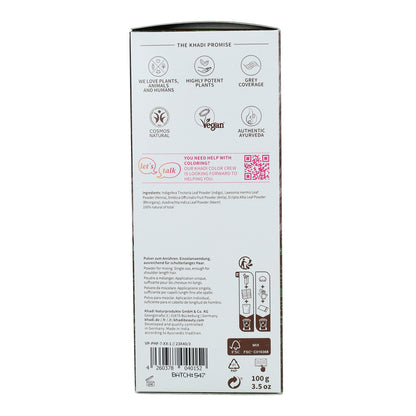 Natürliche Haarfarbe Haselnussbraun Khadi 100 g