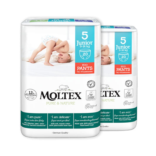 SPECIAL PROMOTION Moltex Pure & Nature T5 Nappies (9-14 kg), 40 units