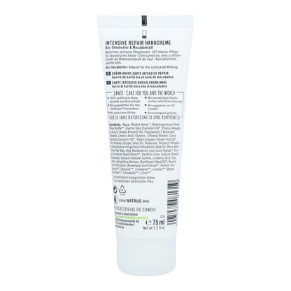 Crème mains réparation intense soin SOS, Sante 75 ml