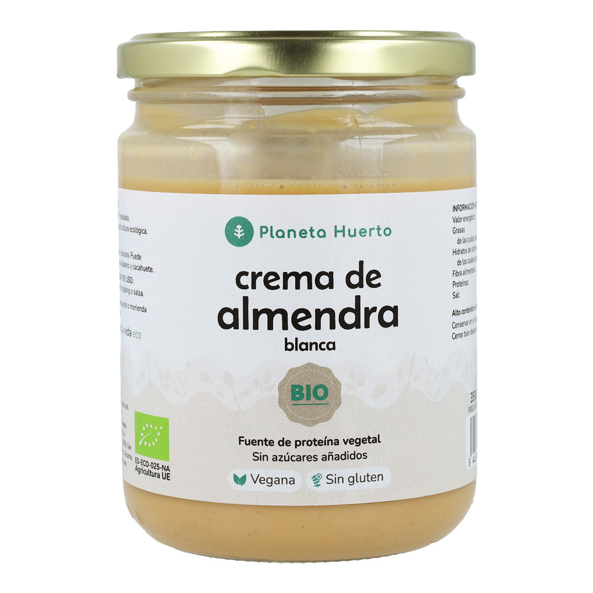 Crema di mandorle bianca ECO Planeta Huerto