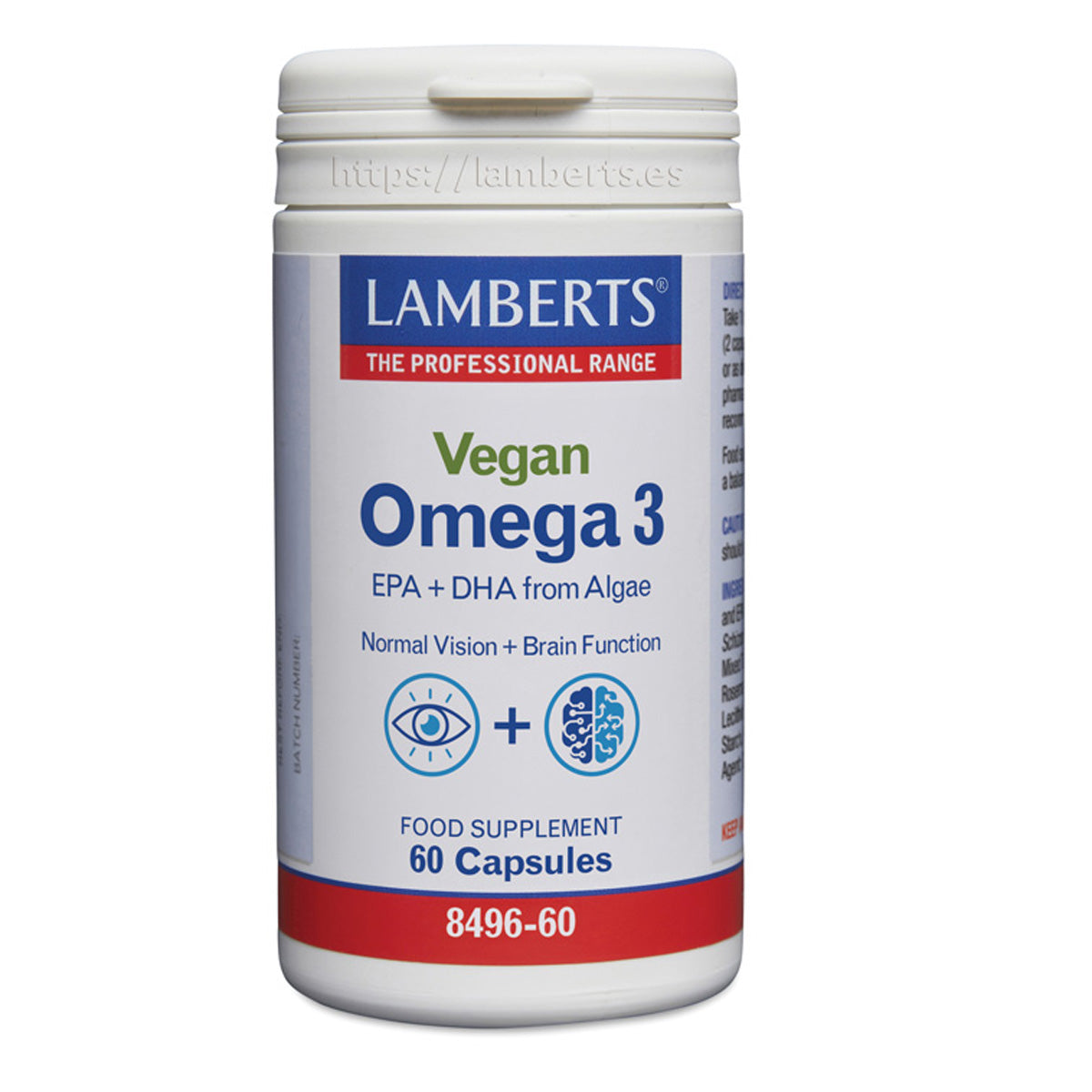 Veganes Omega 3 – 60 Kapseln, Lamberts