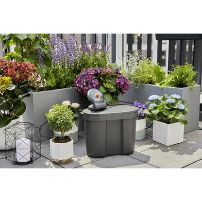 AquaBloom-set voor besproeiing op zonne-energie, inclusief reservoir Gardena