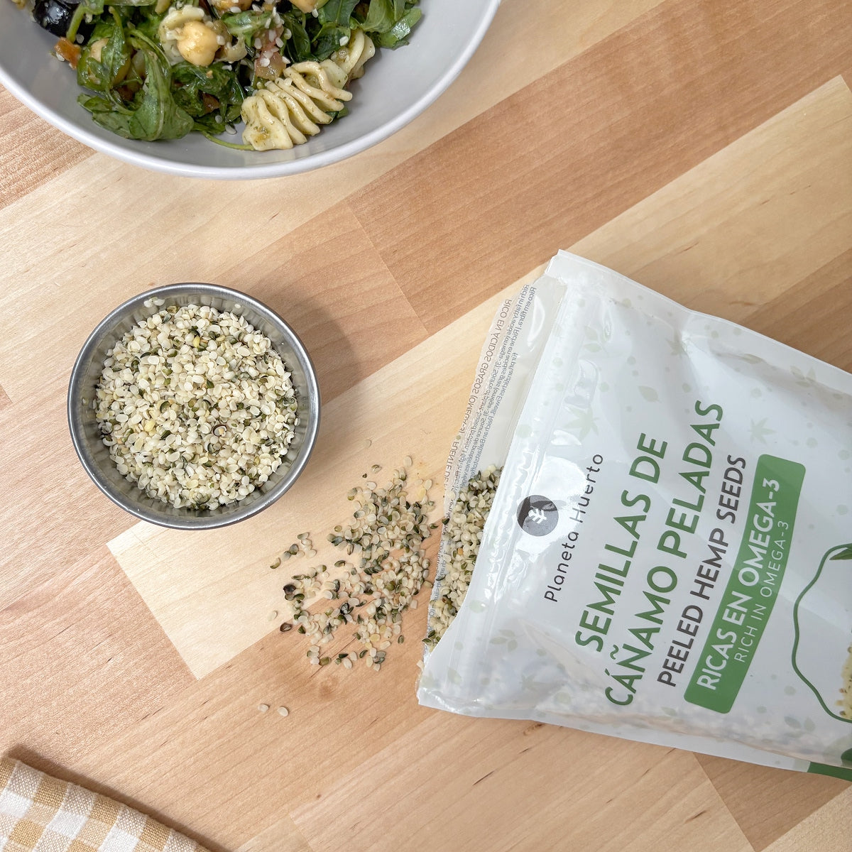 Hampafrön skalade ECO Planeta Huerto 400 g