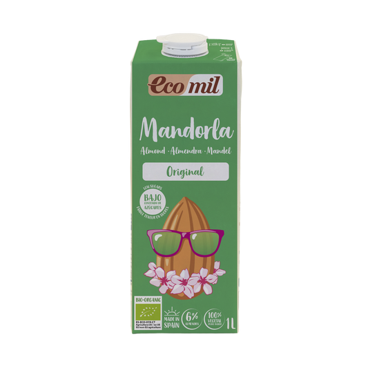 EcoMil Organic Almond Drink Sweetened with Agave 1 L