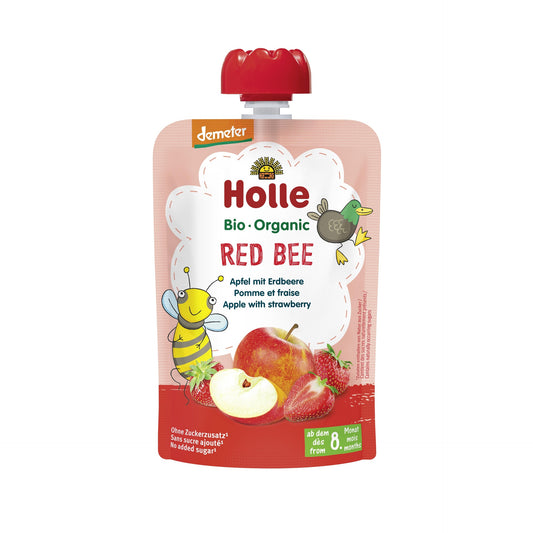 RED BEE - Apple and Strawberry (from 8 months) Eco/Dem Holle 100 g