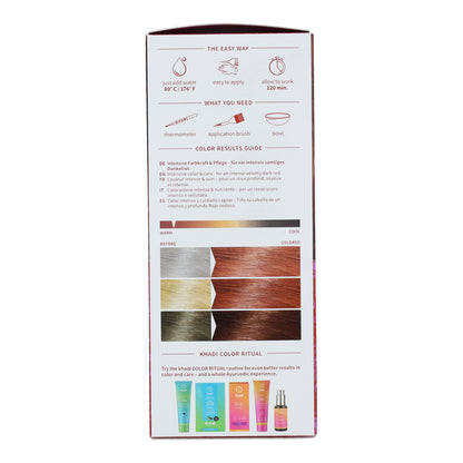 Natuurlijke henna Amla en Jatropha, Khadi, 100 g