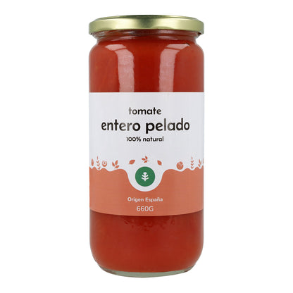 Tomate pelée entière ECO Planeta Huerto 660 g