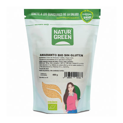 Glutenvrije biologische amarant NaturGreen 450 g