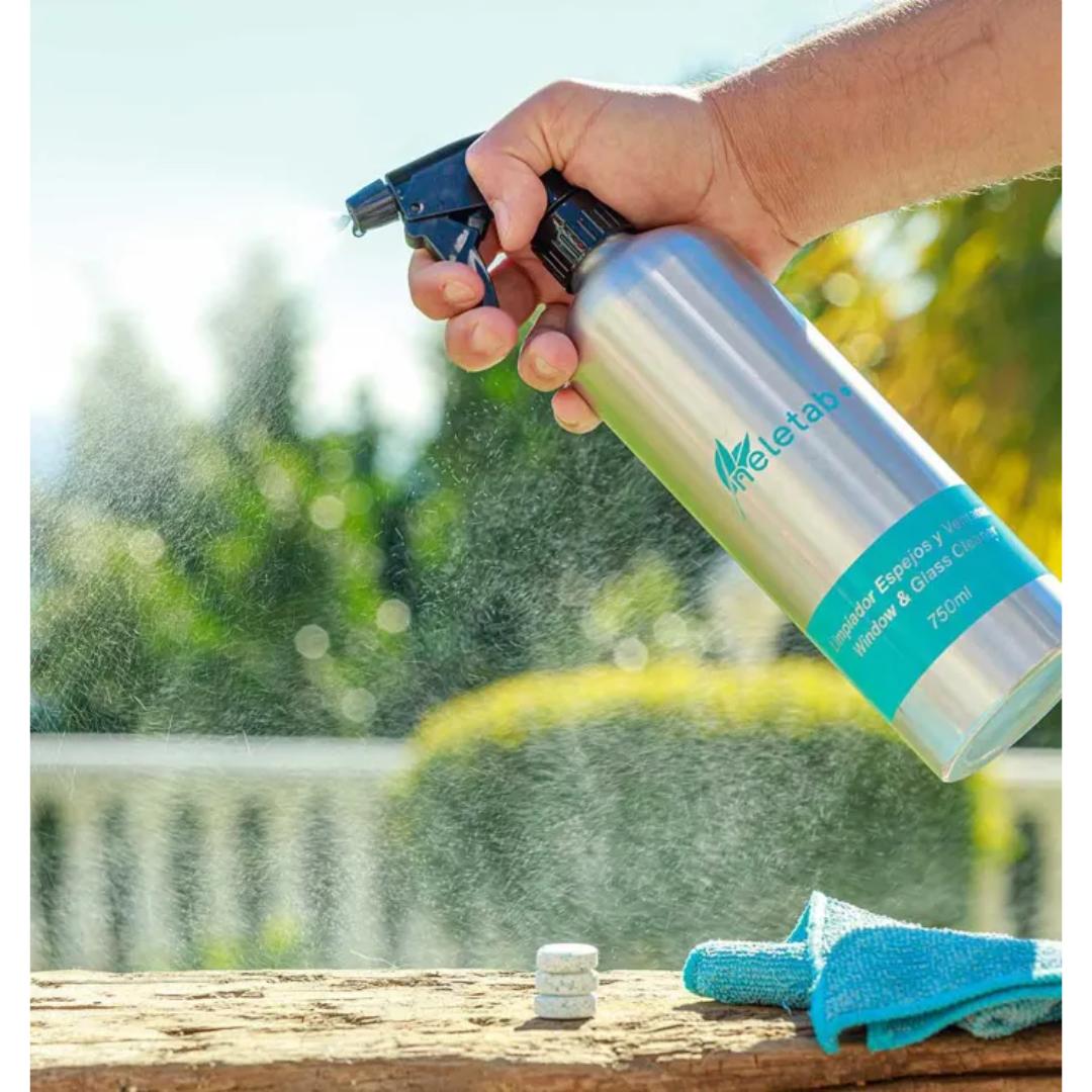 Kit de démarrage 3 flacons + 3 comprimés Neletab multi-surfaces, verre et salle de bain
