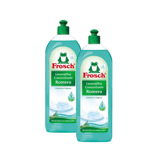 Pack 2 x 750 ml Lavavajillas romero Frosch