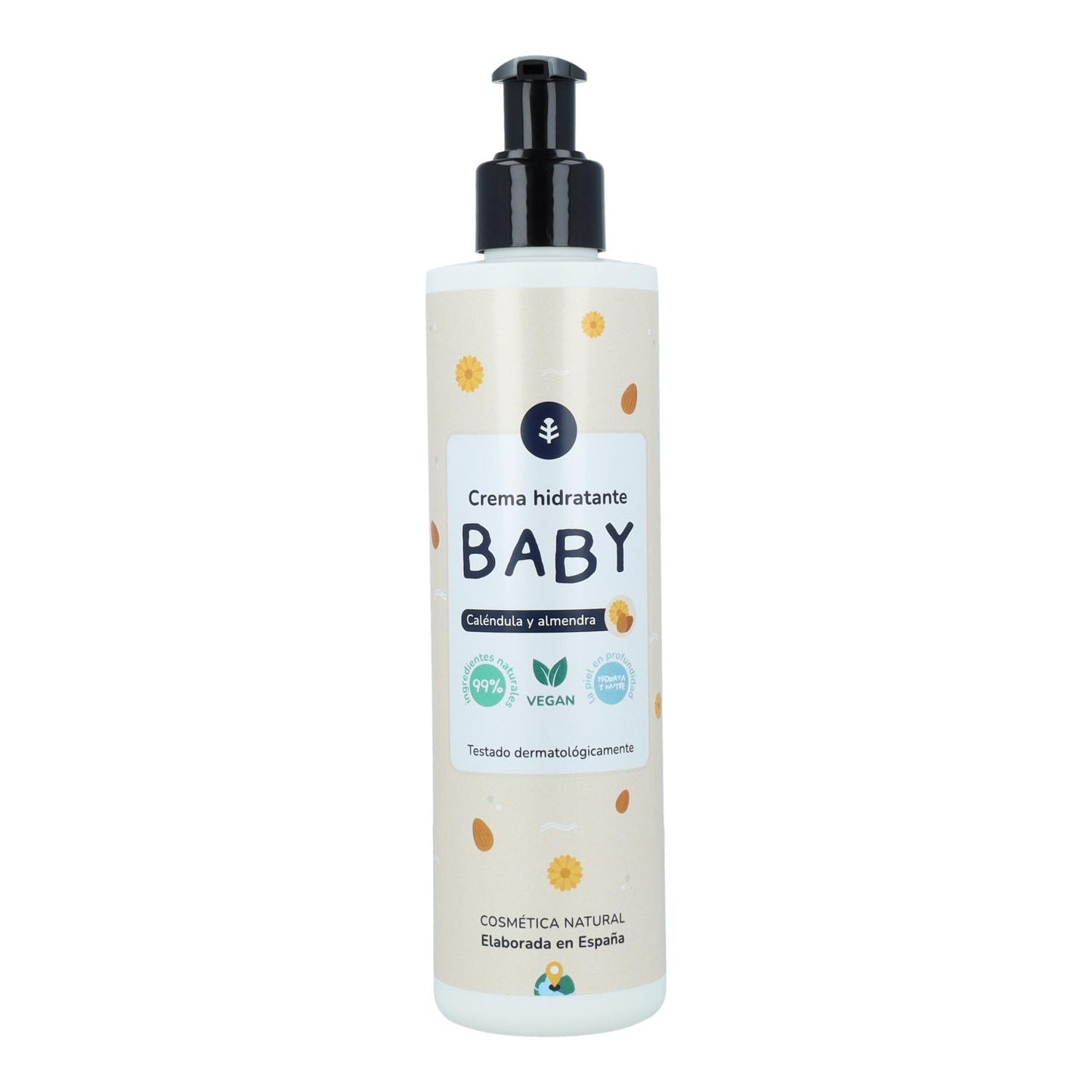 Calendula and Almonds Children's Pack: gel and shampoo + moisturising cream Planeta Huerto