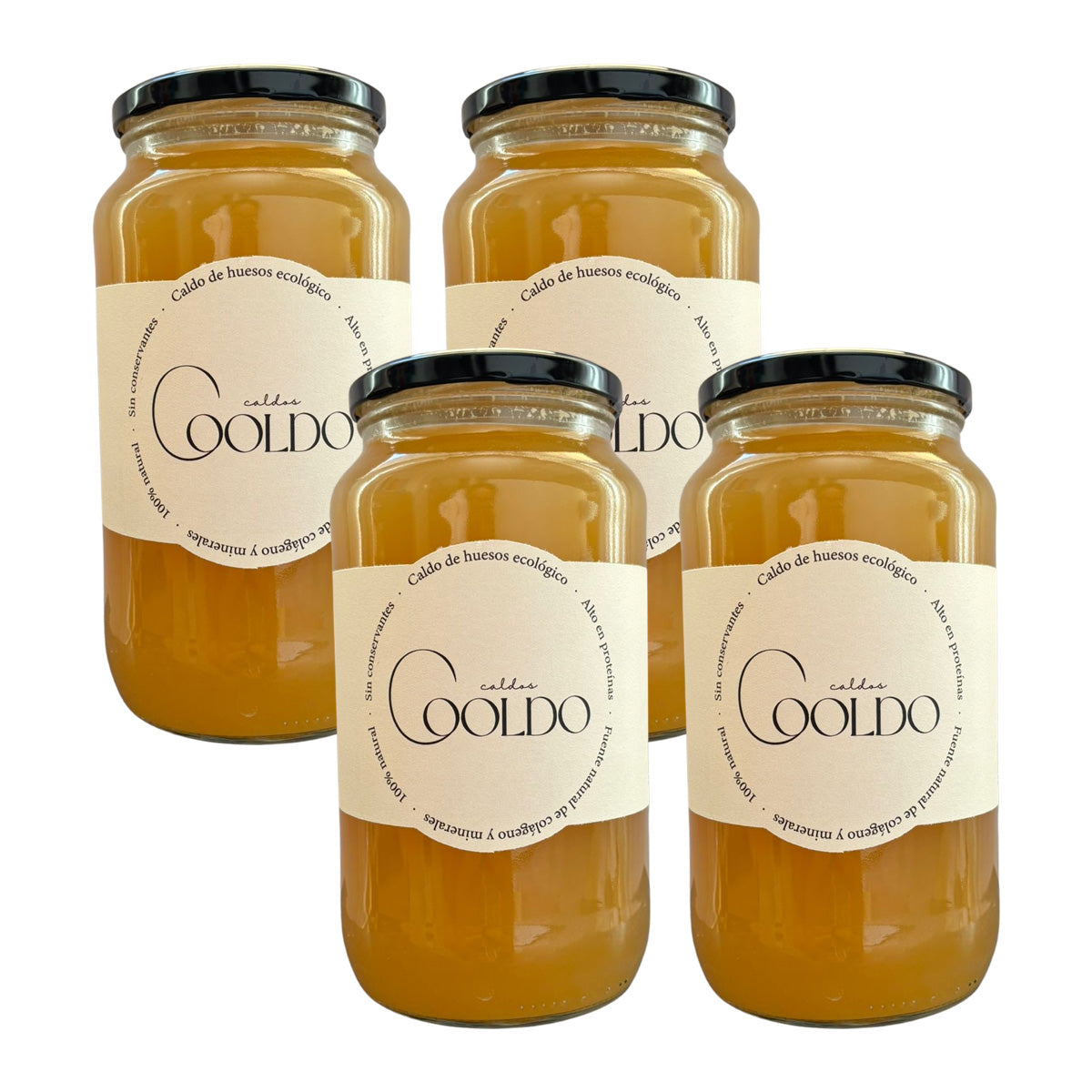 Cooldo Knochenbrühe 4er-Pack 870 ml