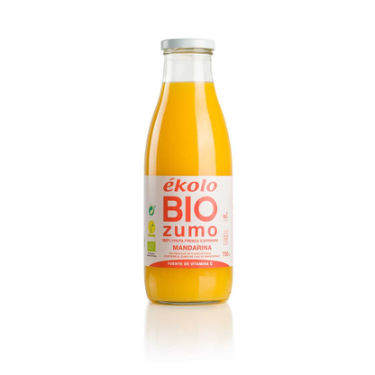 Jus de mandarine bio 100 % pressé Ékolo 750 ml