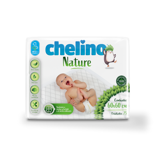 Aankleedkussen Chelino Nature 60x60 25 stuks