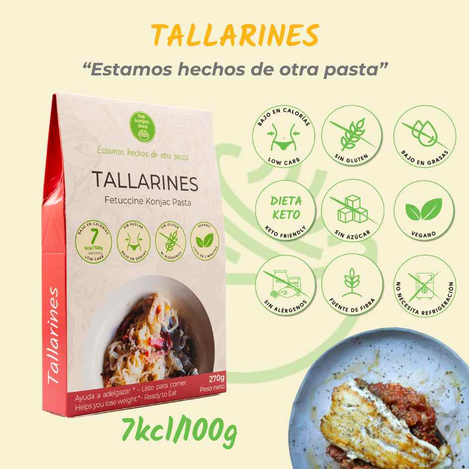 Tallarines de konjac The Konjac Shop 270g