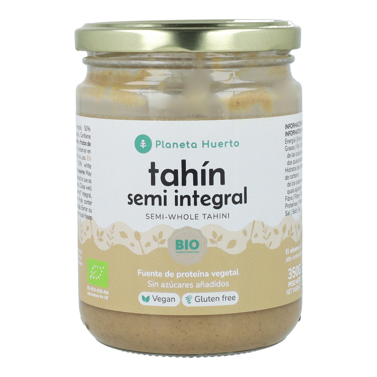 Volkoren Tahini ECO Planeta Huerto 350gr