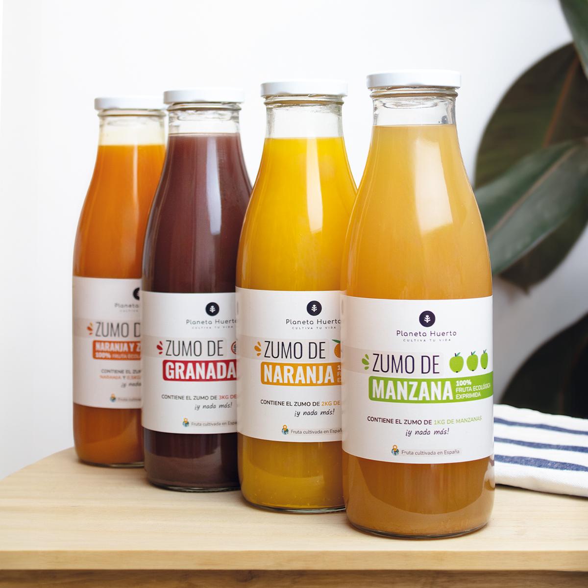 Pomegranate juice 100% fruit squeezed Eco Planeta Huerto 750ml