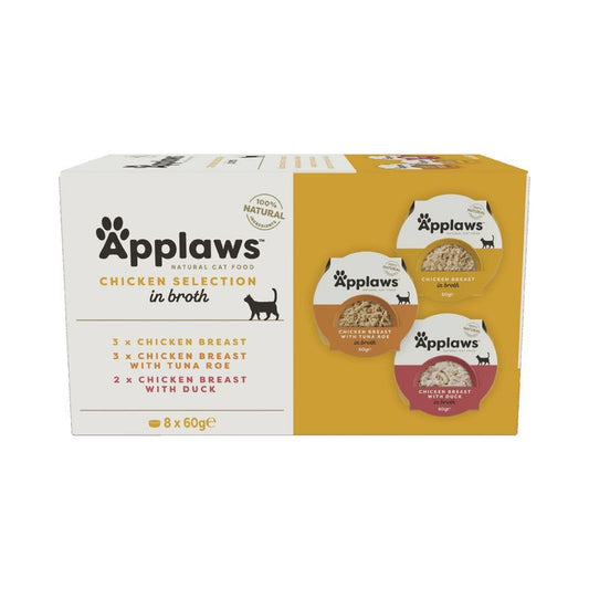 Applaws Cat Multipack selezione pollo per gatti 8x60 g