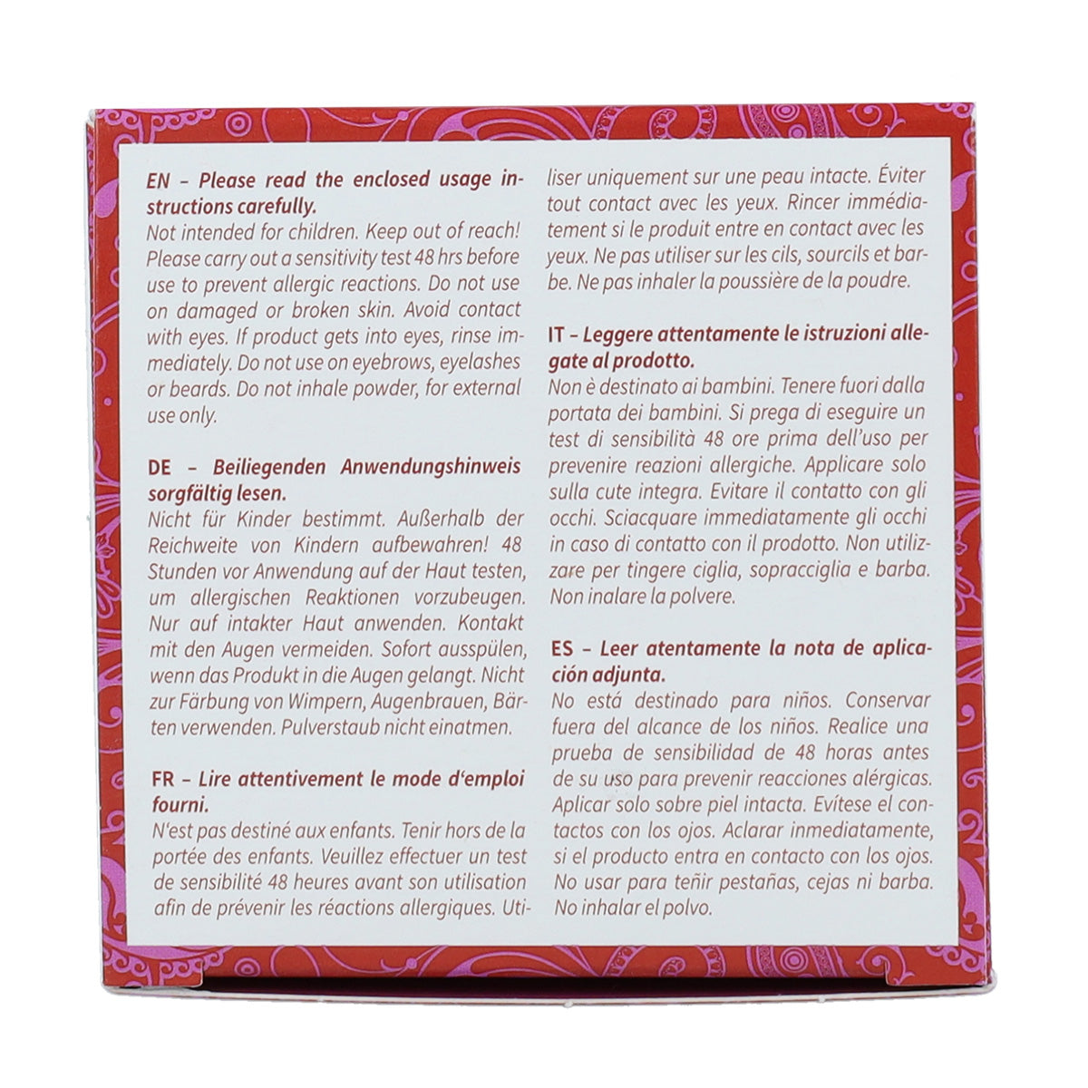 Natuurlijke henna Amla en Jatropha, Khadi, 100 g